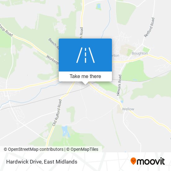 Hardwick Drive map