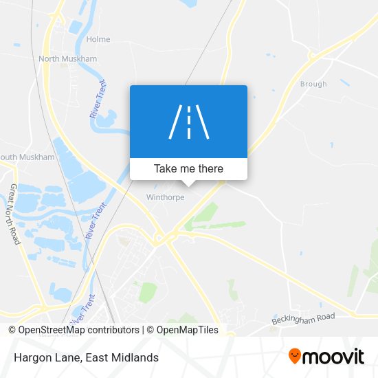 Hargon Lane map