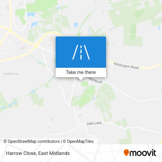 Harrow Close map