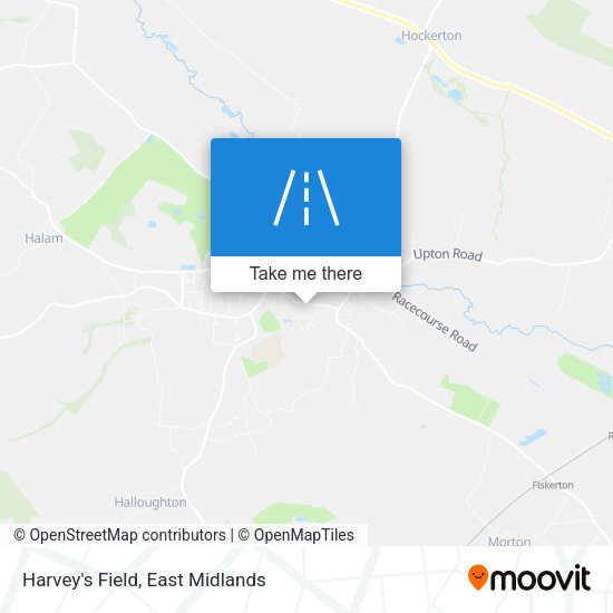 Harvey's Field map