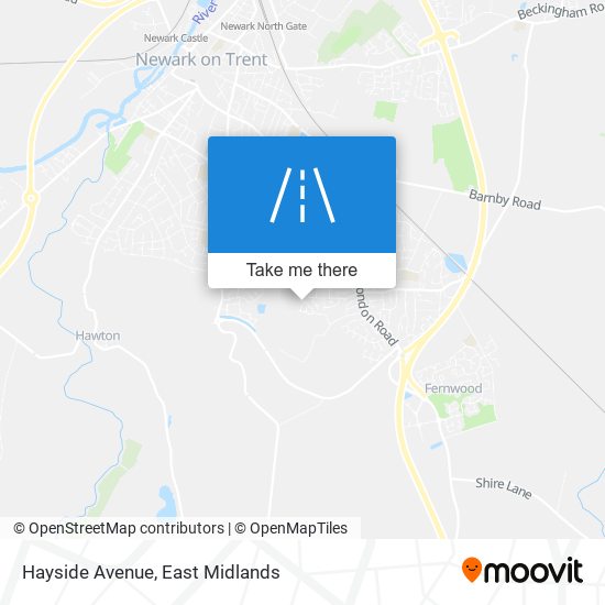 Hayside Avenue map
