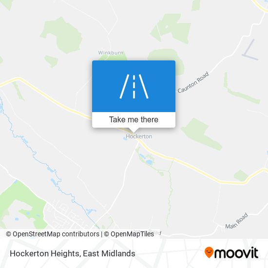 Hockerton Heights map