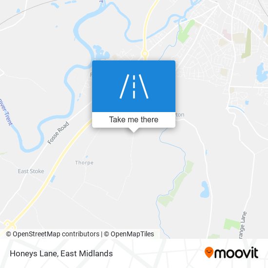 Honeys Lane map