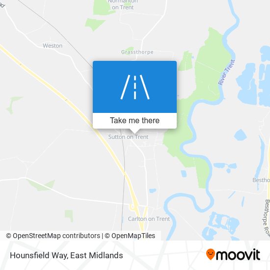 Hounsfield Way map