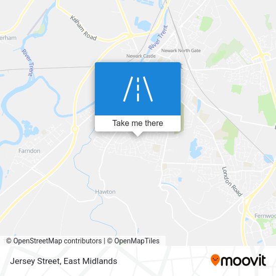 Jersey Street map