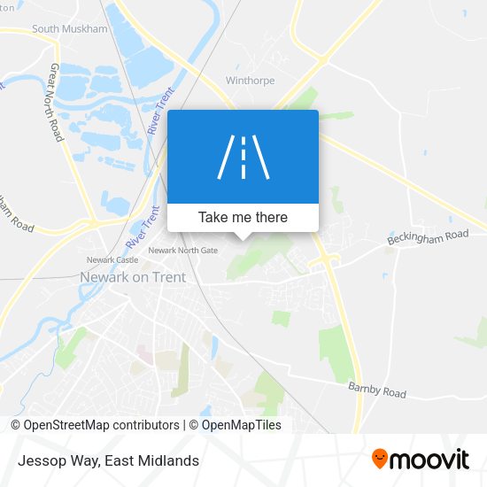 Jessop Way map