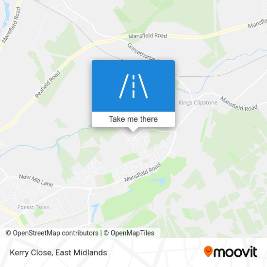 Kerry Close map