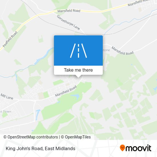 King John's Road map