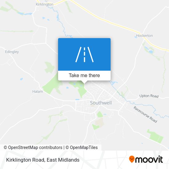 Kirklington Road map