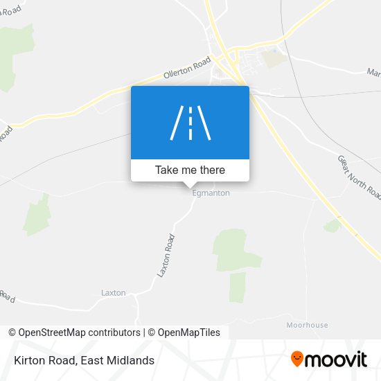 Kirton Road map