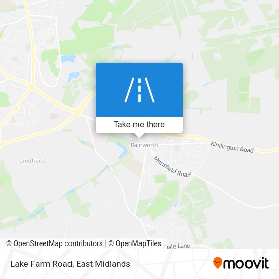 Lake Farm Road map