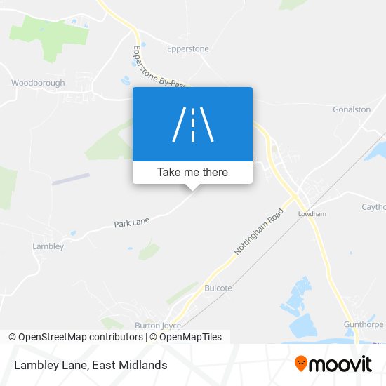 Lambley Lane map