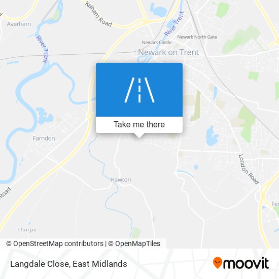 Langdale Close map