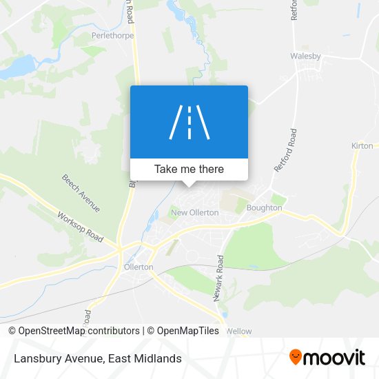 Lansbury Avenue map