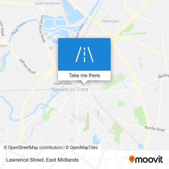 Lawrence Street map