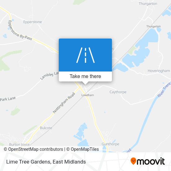 Lime Tree Gardens map