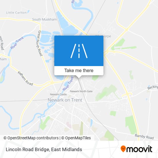 Lincoln Road Bridge map