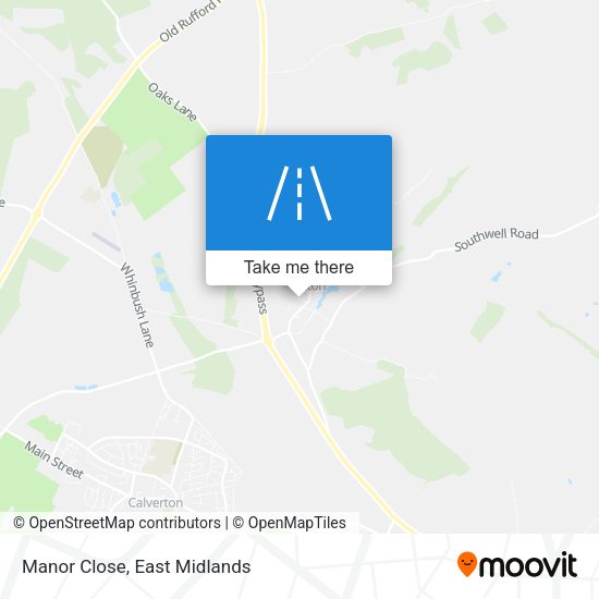 Manor Close map