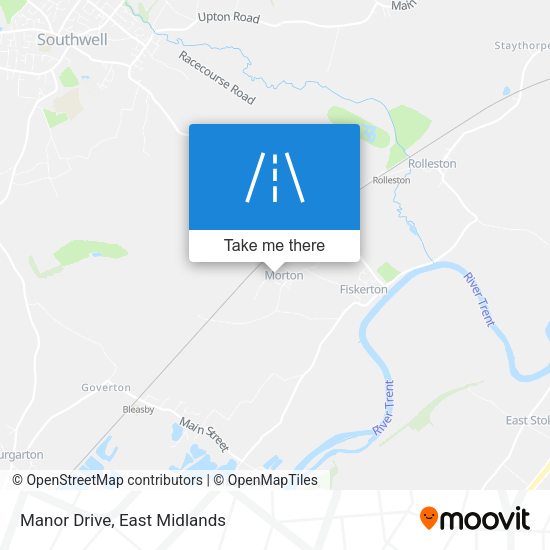 Manor Drive map