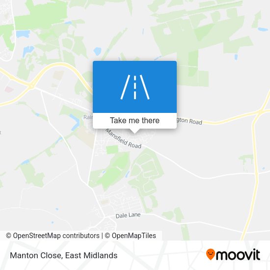 Manton Close map