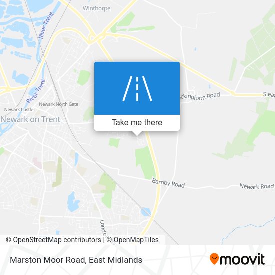 Marston Moor Road map