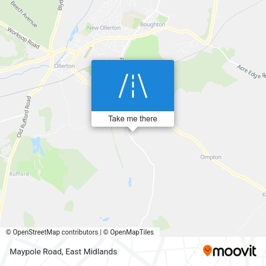 Maypole Road map