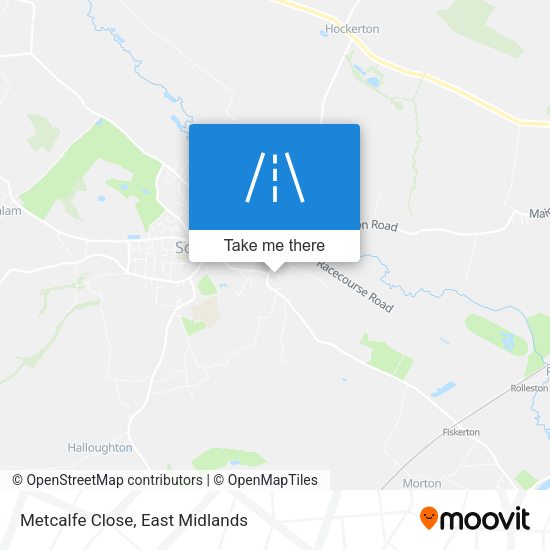 Metcalfe Close map