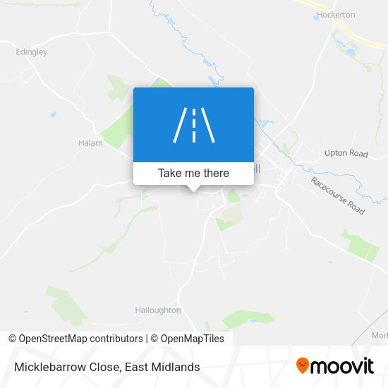 Micklebarrow Close map