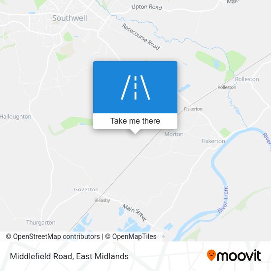 Middlefield Road map