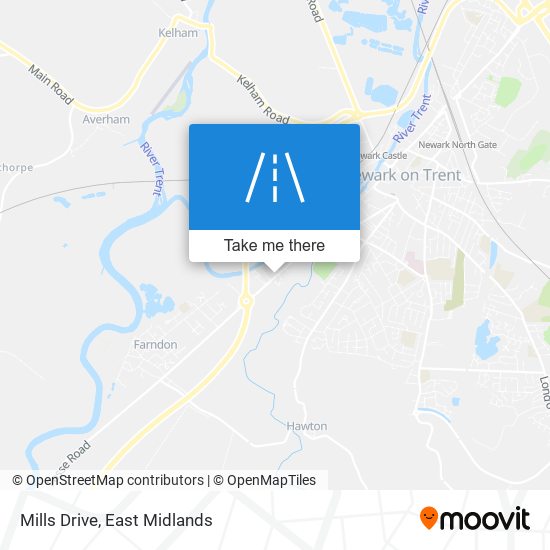 Mills Drive map