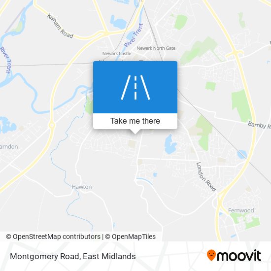 Montgomery Road map