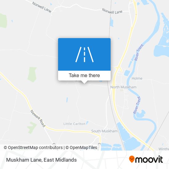 Muskham Lane map
