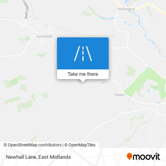 Newhall Lane map