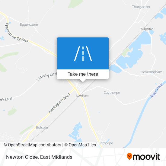 Newton Close map