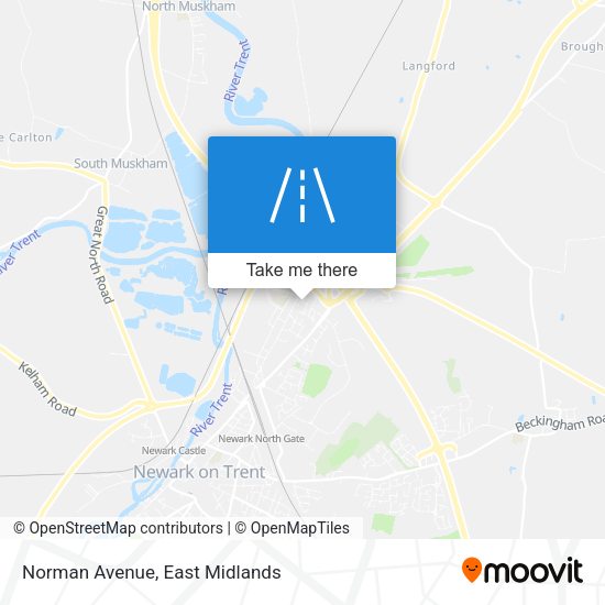 Norman Avenue map