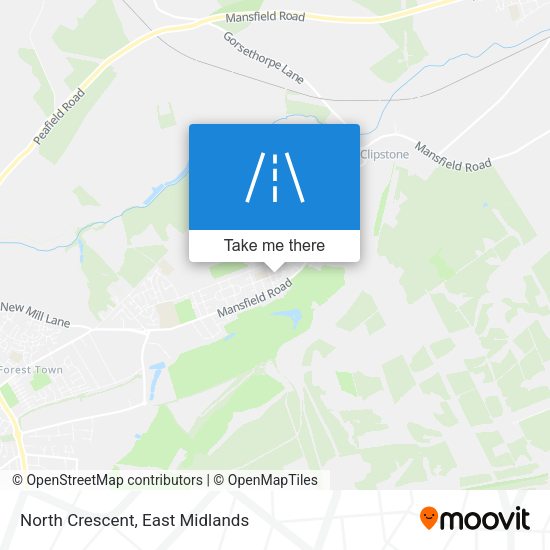 North Crescent map
