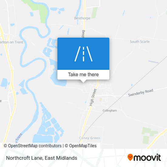 Northcroft Lane map