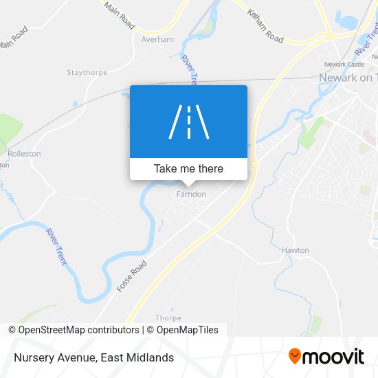 Nursery Avenue map