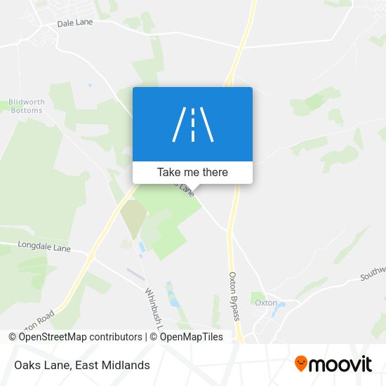 Oaks Lane map