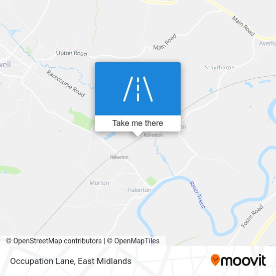 Occupation Lane map
