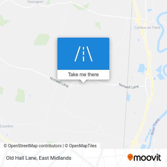 Old Hall Lane map