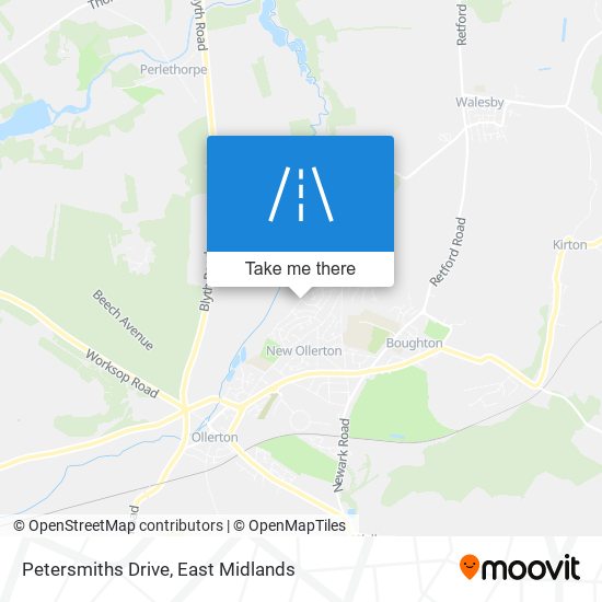 Petersmiths Drive map