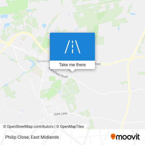Philip Close map