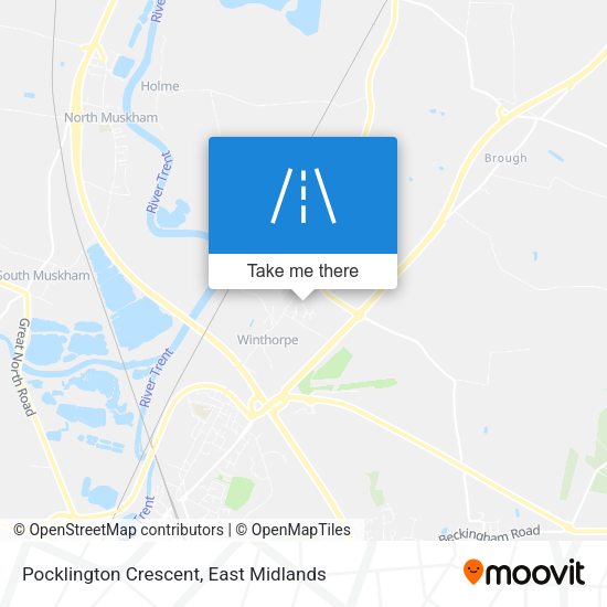 Pocklington Crescent map