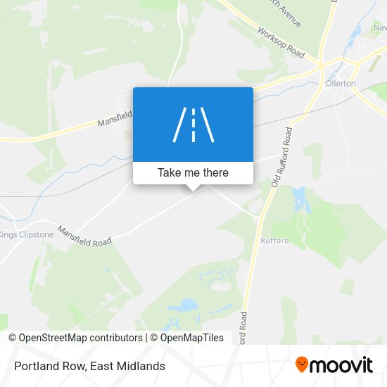 Portland Row map