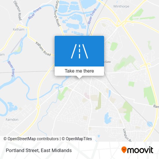 Portland Street map