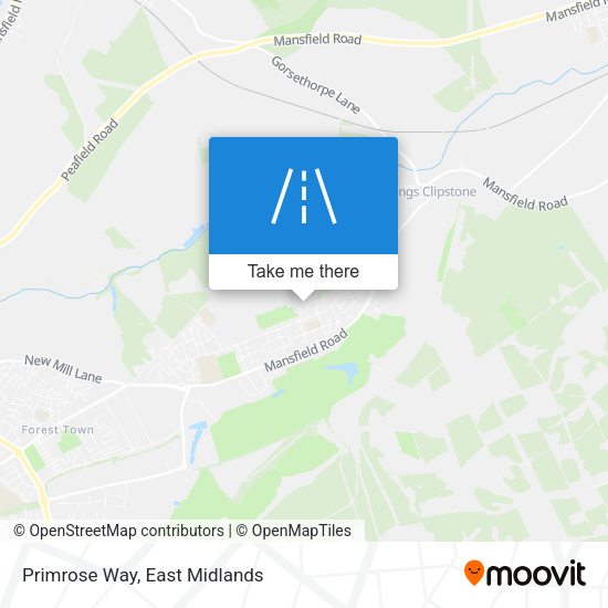Primrose Way map