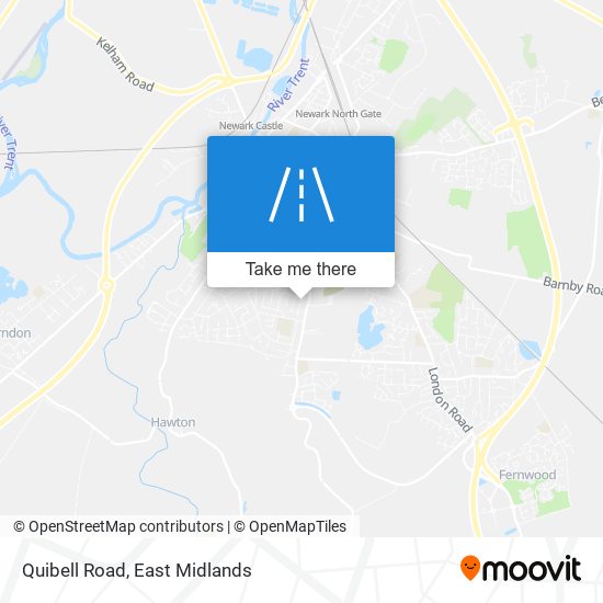 Quibell Road map