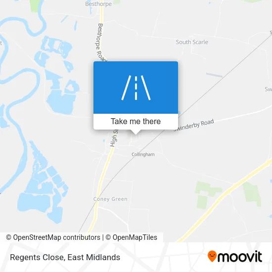 Regents Close map