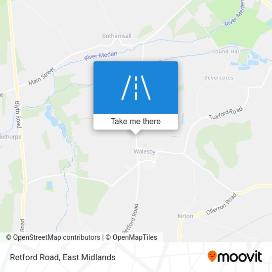 Retford Road map